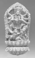 Free download Wrathful Eight-Armed Goddess Slaying a Demon with the Help of Garuda free photo or picture to be edited with GIMP online image editor