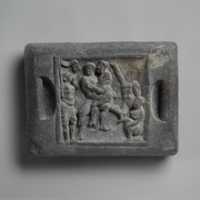 Free download Wrestlers Weight with Hercules and the Nemean Lion; Wrestling Scene (reverse) free photo or picture to be edited with GIMP online image editor