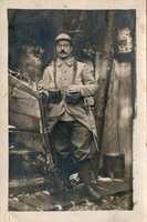 Free download WWI French solider poilu in uniform free photo or picture to be edited with GIMP online image editor