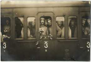 Free download WWI Germans on a train free photo or picture to be edited with GIMP online image editor