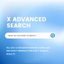 X Advanced Search Helper  screen for extension Chrome web store in OffiDocs Chromium