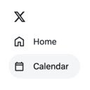 X Calendar Extension  screen for extension Chrome web store in OffiDocs Chromium