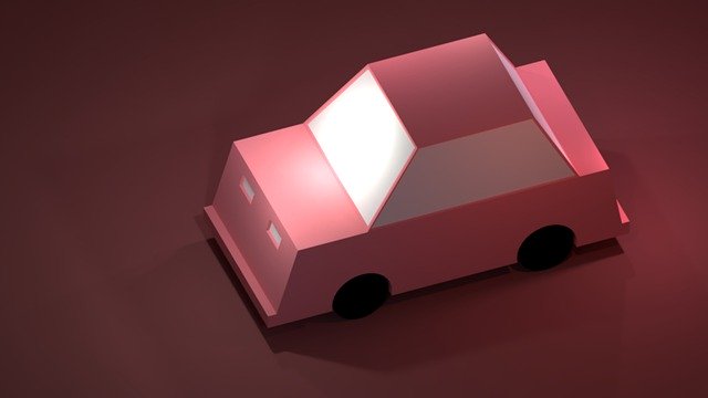 Descarga gratuita de una imagen gratuita de juguete 3D de baja poli modelo de coche para editar con el editor de imágenes en línea gratuito GIMP