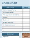 دانلود رایگان قالب Chore Chart DOC، XLS یا PPT رایگان برای ویرایش با LibreOffice آنلاین یا OpenOffice Desktop آنلاین