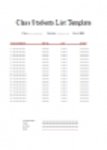 Unduh gratis Templat Daftar Siswa Kelas Templat DOC, XLS atau PPT gratis untuk diedit dengan LibreOffice online atau OpenOffice Desktop online