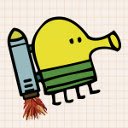 Ecranul jocului original Doodle Jump pentru extensia magazinului web Chrome în OffiDocs Chromium