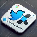 X Following Tab Switcher  screen for extension Chrome web store in OffiDocs Chromium
