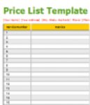 Kostenloser Download Kostenlose druckbare Preisliste (calc) DOC-, XLS- oder PPT-Vorlage kostenlos zur Bearbeitung mit LibreOffice online oder OpenOffice Desktop online