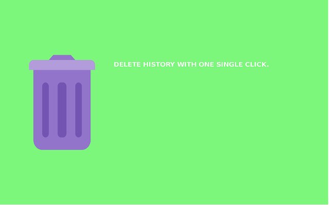 来自 Chrome 网上商店的 History Clean 将与 OffiDocs Chromium 在线运行