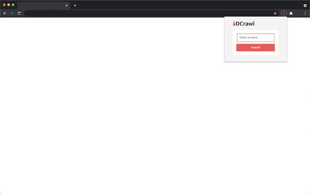 IDCrawl Free People Search de Chrome web store se ejecutará con OffiDocs Chromium en línea