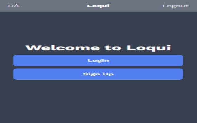 Loqui dari toko web Chrome untuk dijalankan dengan OffiDocs Chromium online