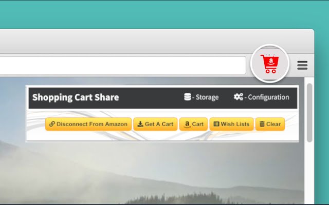 Shopping Cart Share For Amazon de Chrome web store para ejecutarse con OffiDocs Chromium en línea