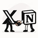 X (Twitter) to Notion  screen for extension Chrome web store in OffiDocs Chromium