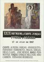 Descarga gratis XXIX REUNION DE CANTE JONDO 1997 foto o imagen gratis para editar con el editor de imágenes online GIMP
