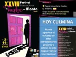 무료 다운로드 XXVIII FESTIVAL INTERNACIONAL DE TEATRO 무료 사진 또는 GIMP 온라인 이미지 편집기로 편집할 사진