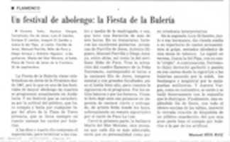 Free download XXXIV FIESTA DE LA BULERIA DE JEREZ-2001 free photo or picture to be edited with GIMP online image editor
