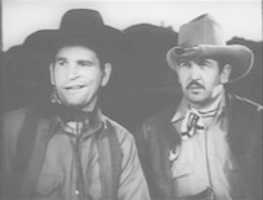 Muat turun percuma Yakima Canutt, Charles King | Trouble in Texas (1937) foto atau gambar percuma untuk diedit dengan editor imej dalam talian GIMP