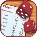 Yathzee Yatzy Yams Can you achieve the highest score and win?  screen for extension Chrome web store in OffiDocs Chromium