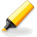 Yellow highlighter pen for web  screen for extension Chrome web store in OffiDocs Chromium