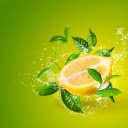 Yellow lemon and green tea  screen for extension Chrome web store in OffiDocs Chromium