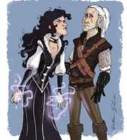 Free download Yennefer and Geralt of Rivia Fanart free photo or picture to be edited with GIMP online image editor