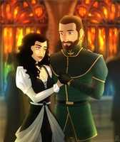 Free download Yennefer and Istredd [ Fanart ] ( Book! version ) free photo or picture to be edited with GIMP online image editor