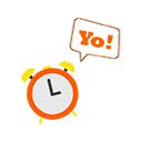 YO Clock  screen for extension Chrome web store in OffiDocs Chromium