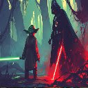 Yoda and Darth Vader Live Wallpaper 4K  screen for extension Chrome web store in OffiDocs Chromium