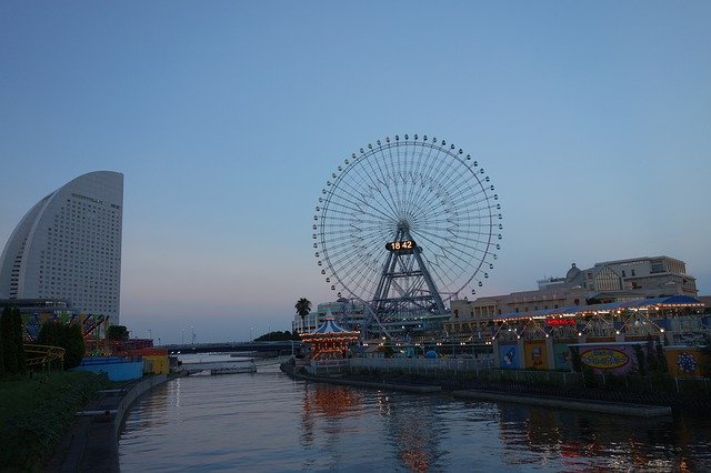 تنزيل Yokohama Sunset At Dusk Minato مجانًا - صورة أو صورة مجانية ليتم تحريرها باستخدام محرر الصور عبر الإنترنت GIMP