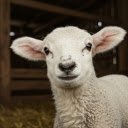 Young white sheep  screen for extension Chrome web store in OffiDocs Chromium