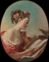 Free download Young Woman Reading free photo or picture to be edited with GIMP online image editor