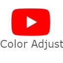 YouTube color adjust  screen for extension Chrome web store in OffiDocs Chromium