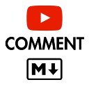YouTube Comment Export  screen for extension Chrome web store in OffiDocs Chromium