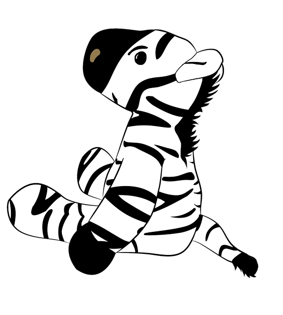 Free download Zebra Animal Cartoon -  free illustration to be edited with GIMP free online image editor