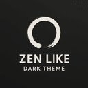 Zen Dark Theme  screen for extension Chrome web store in OffiDocs Chromium