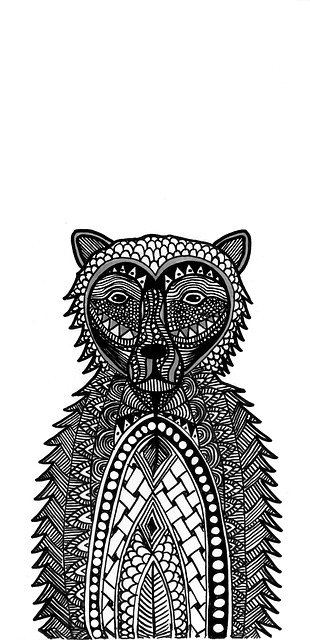Descarga gratuita Zentangle Drawing Design: ilustración gratuita para editar con GIMP editor de imágenes en línea gratuito