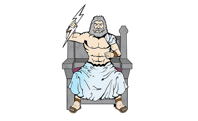 Free download Zeus Jupiter God Lightning -  free illustration to be edited with GIMP free online image editor