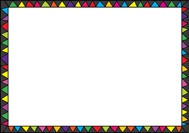 Free download Zig Zag Border Neon -  free illustration to be edited with GIMP free online image editor
