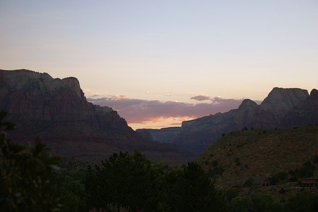 Free download zion utah ut national park nature free picture to be edited with GIMP free online image editor