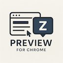ZRL URL Previewer with Z  screen for extension Chrome web store in OffiDocs Chromium