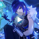 Yelan Genshin Impact Gameograf  screen for extension Chrome web store in OffiDocs Chromium