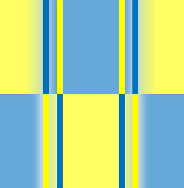 Free download Yellow Blue Geometric -  free illustration to be edited with GIMP free online image editor