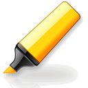 Yellow highlighter pen for web  screen for extension Chrome web store in OffiDocs Chromium