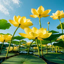 Yellow lotus wallpaper  screen for extension Chrome web store in OffiDocs Chromium