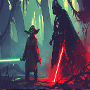 Yoda and Darth Vader Live Wallpaper 4K  screen for extension Chrome web store in OffiDocs Chromium