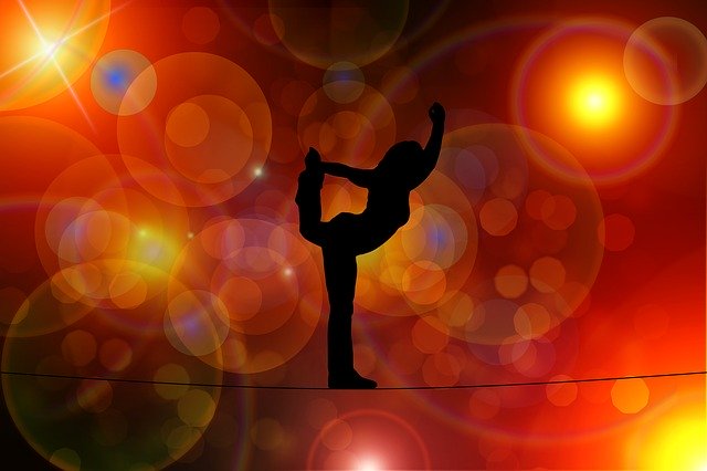 Free download Yoga Silhouette Woman -  free illustration to be edited with GIMP free online image editor