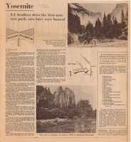 Free download Yosemite: S. J. brothers drive the first auto into park (San Jose News, November 10, 1978) free photo or picture to be edited with GIMP online image editor