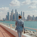 Young people walking by the lake  screen for extension Chrome web store in OffiDocs Chromium