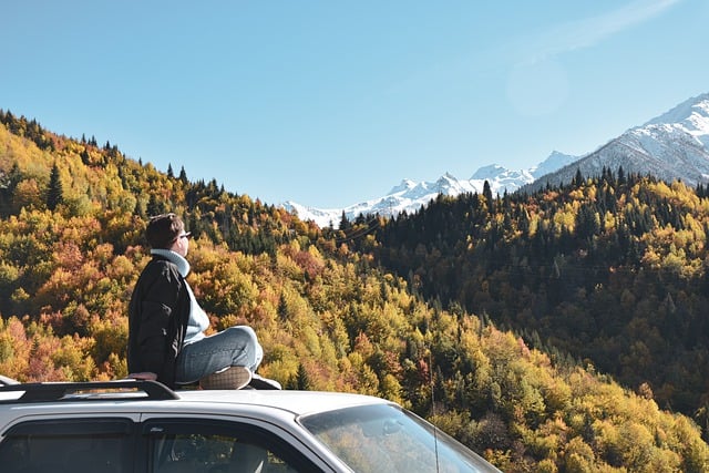 Free download young woman car roof sitting free picture to be edited with GIMP free online image editor