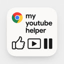 YouTube Helper Extension  screen for extension Chrome web store in OffiDocs Chromium